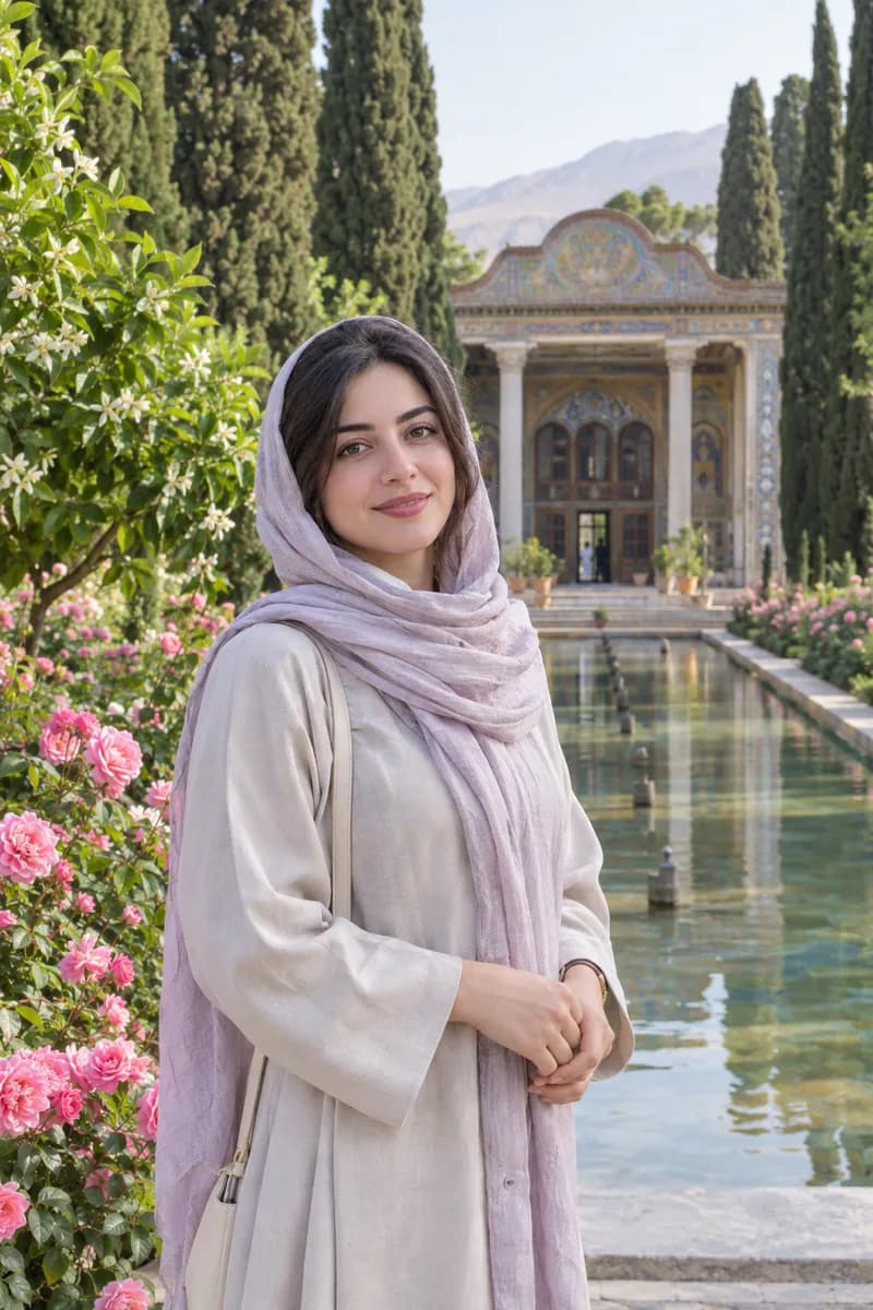 باغ ارم، نمونهٔ عکس ساخته‌شده با این قالب