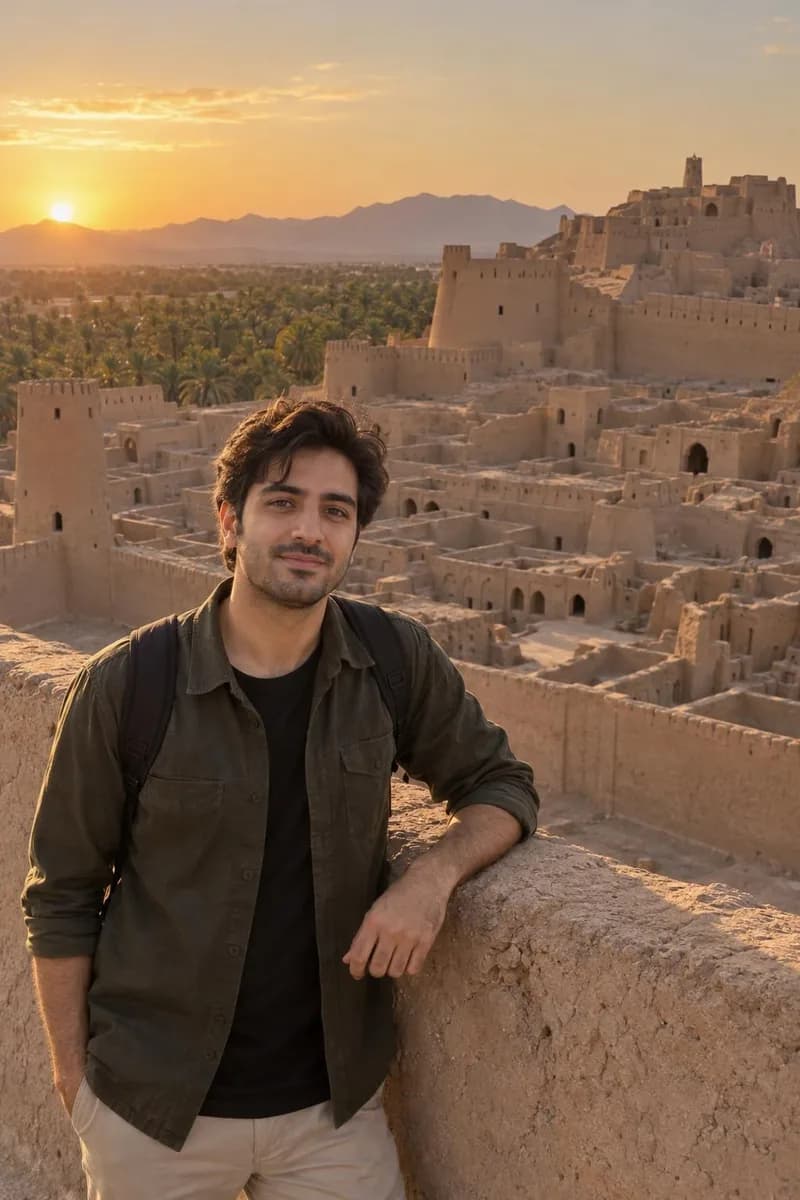 ارگ بم، نمونهٔ عکس ساخته‌شده با این قالب