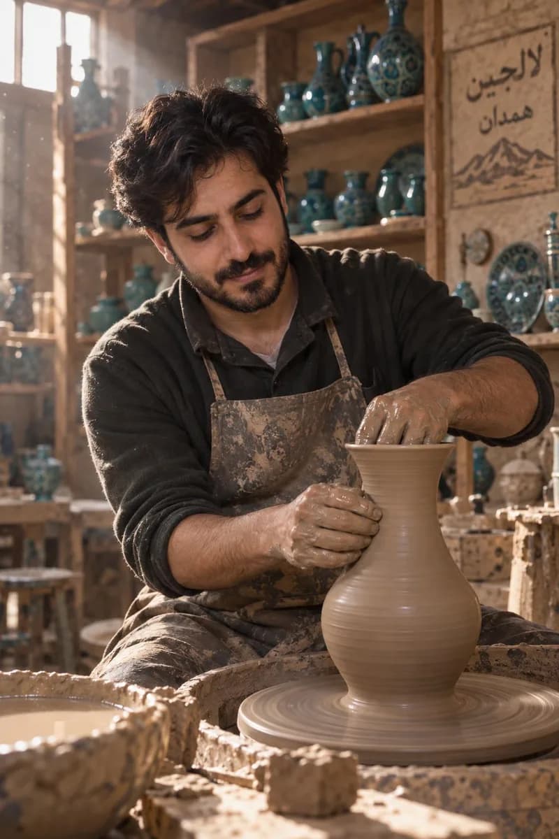 سفال لالجین، نمونهٔ عکس ساخته‌شده با این قالب