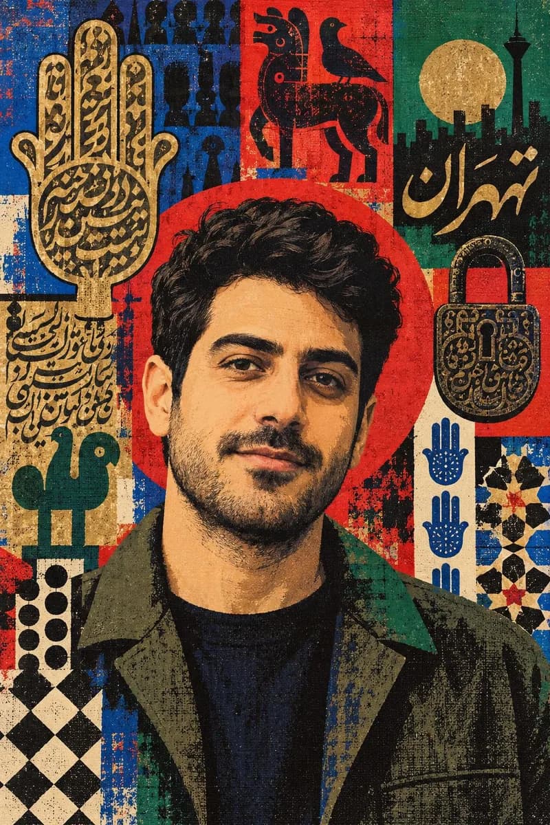 پاپ‌آرت سقاخانه‌ای، نمونهٔ عکس ساخته‌شده با این قالب