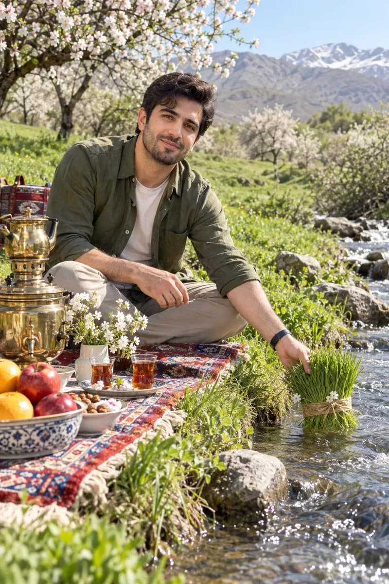 سیزده‌بدر، نمونهٔ عکس ساخته‌شده با این قالب