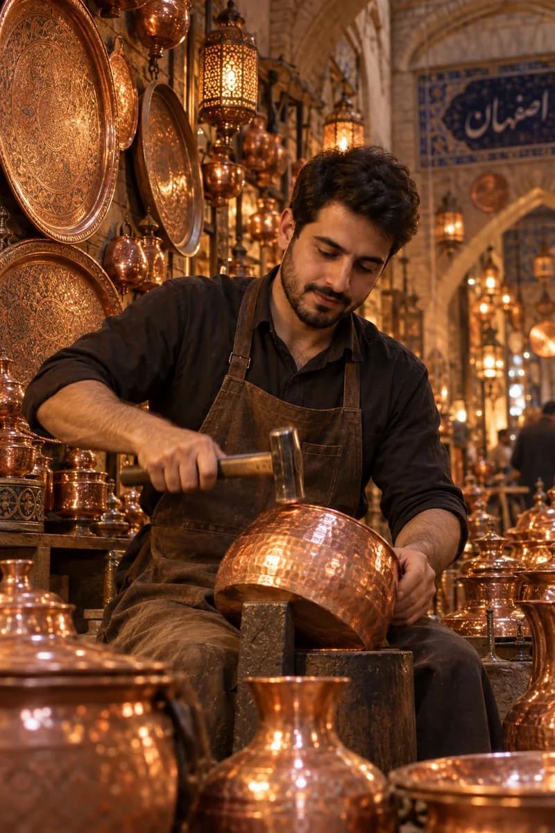 بازار مسگرها، نمونهٔ عکس ساخته‌شده با این قالب