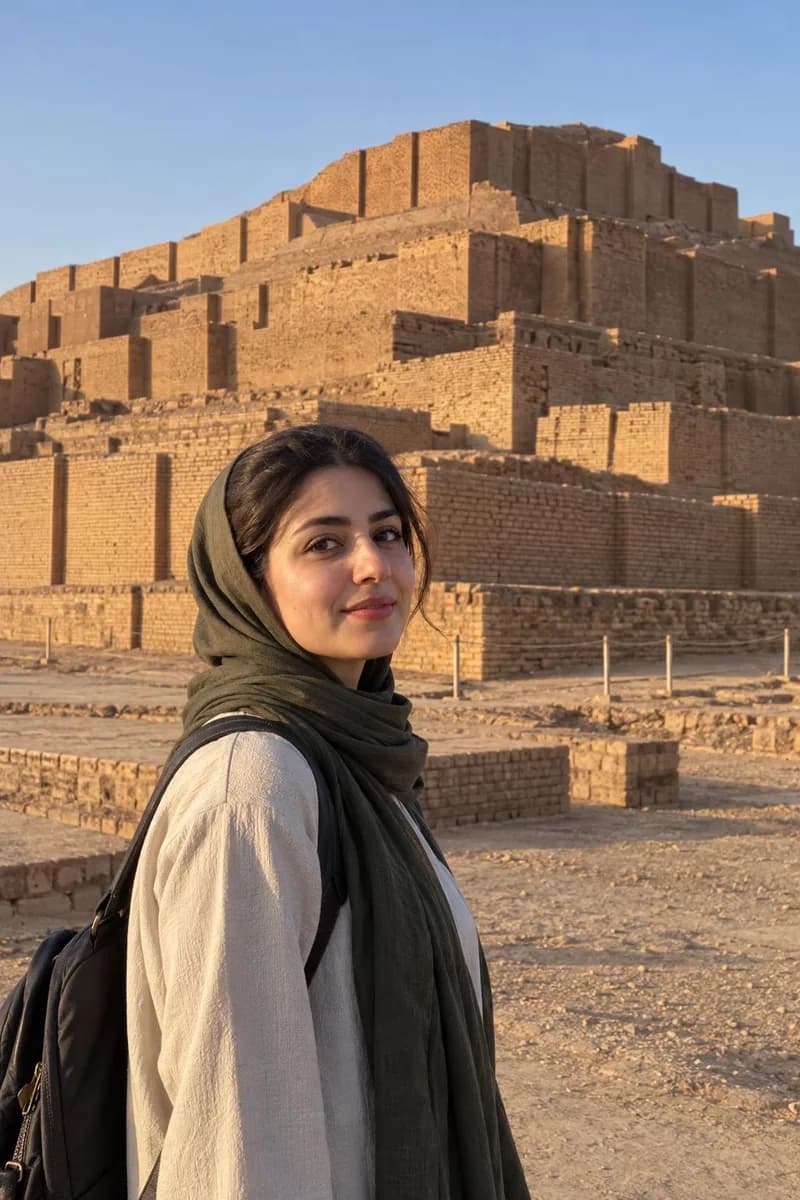 زیگورات چغازنبیل، نمونهٔ عکس ساخته‌شده با این قالب